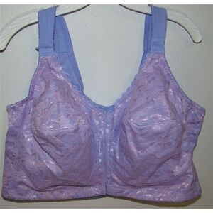NEW Comfort Choice Posture Support Soft Cup Bra 10620 Pink Purple42B #92481